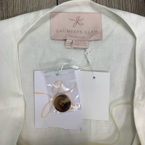 Gal meets glam Cleo square neck cropped jumpsuit Sz‎ 4 - Picture 11 of 14